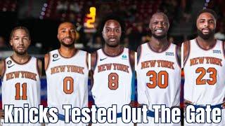 Knicks Will Be Tested Right Out The Gate