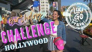 Selling hats in Hollywood Blvd... Did I make it?? Birthday CHALLENGE!!!