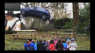 Singing Car Crash Guy Speeds into Irish Kids