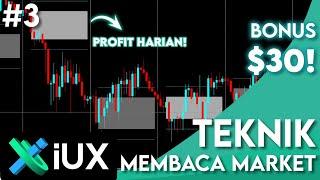 Cara Trading Forex & Gold Dengan Teknik Zona Istimewa Bisa Profit Harian | #BelajarTrading3 - IUX