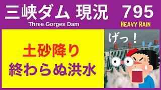 ● 三峡ダム ●  土砂降り！南部で洪水発生 ●  06-21  中国の最新情報 直播ライブ 今すぐ決壊しないが ・・・