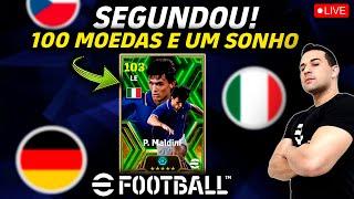 SEGUNDOU! 100 MOEDAS E UM SONHO NO EFOOTBALL 2024 MOBILE