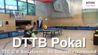 DTTB Pokal | TTC BW Bad Hamm - BV Borussia Dortmund | Highlights