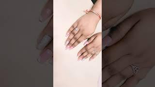 pink and white nail art design #pinkandwhite #trendingnailart #frenchnailart #viralnailvideo #utube