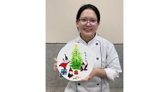 2023Germany Tourism and Culinary International Competition/B3.創意醬料畫盤展示Creative Sauce Art Display/呂庭萱