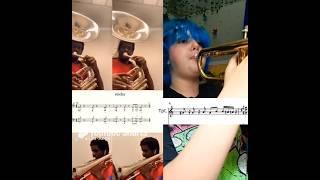 Sticky - Tyler the creator with brass #silly #trumpet #trombone #tuba #trend #horns w/ @bernie6095