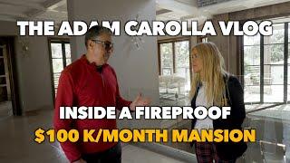 Inside a $100K/Month Fireproof Mansion That Survived the LA Wildfires  The Adam Carolla Vlog