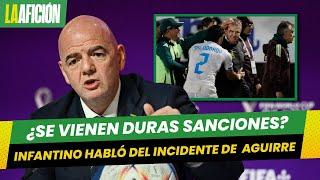 Presidente de la FIFA se pronuncia tras incidente de Javier Aguirre en Honduras