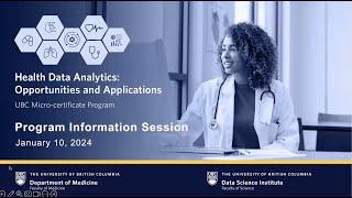 Health Data Analytics Information Session | Program Overview | UBC Extended Learning