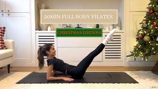 20MIN full body pilates workout - christmas edition! | LIDIAVMERA