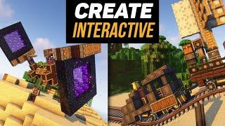 Гайд по Create Interactive 1.18.2-1.20.1 Новые поезда, подшипники и физика (minecraft java)