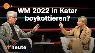 Fußball-WM in Katar: Schauen oder boykottieren? | Markus Lanz vom 19. Oktober 2022