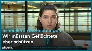 Katharina Stolla (Grüne Jugend) zu Faesers-Gesetzespaket für effektivere Abschiebungen am 25.10.23