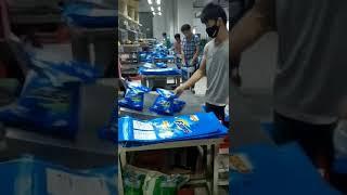 household detergent powder packing workshop