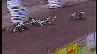 Dirtbike Wreck:  Ricky Carmichael and James Stewart