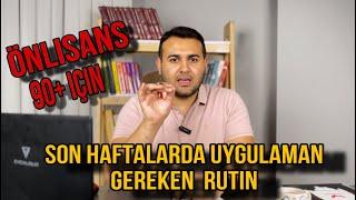 Son Haftalarda 90+ İçin Uygulamanız Gereken Rutin! Önlisans/Ortaöğretim #kpss2024 #teambk