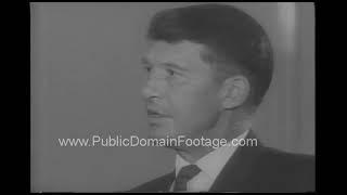 Astronaut Walter Schirra testifies in Congress about  Apollo flash-fire disaster NASA tragedy 1967