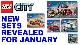 LEGO City Sets for January 2025 -