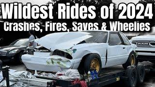 2024 WILDEST RIDES IN DRAG RACING!! SAVES, CRASHES, WHEELSTANDS +MORE!!!!