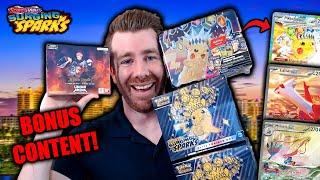 Pokemon Surging Sparks Giveaway! Pikachu Hunting and Jujutsu Kaisen BONUS CONTENT!