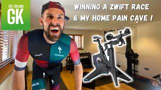 Going DEEP For A ZWIFT Race Win! | My Home Gym | Pain Cave Setup | Ben Foster - TheCyclingGK