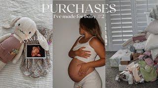 ITEMS I BOUGHT FOR BABY #2! (& postpartum)