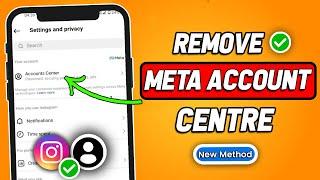 How to Remove Meta Account Center in Instagram (2024 Updated)