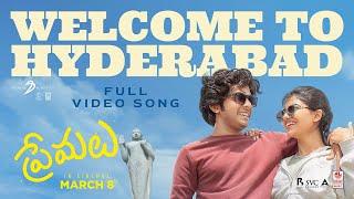 Welcome To Hyderabad Video Song | Premalu Telugu Movie | Naslen | Mamitha | Girish AD |SS Karthikeya