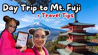 Best Views of Mt. Fuji!!  Chureito Pagoda from Tokyo + How to use Japan Train System + Travel Tips!