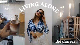 LIVING ALONE: the diaries (moving vlog, starting over, settling in)