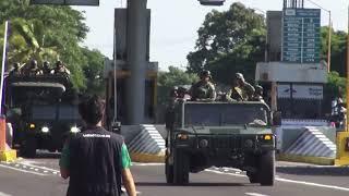 LLEGAN MAS REFUERZOS MILITARES A CULIACAN