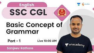 SSC CGL | Basic Concept of Grammar | By Sanjeev Rathore Sir | wifistudy studios