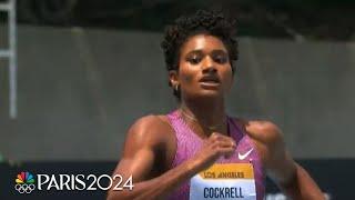 Anna Cockrell runs confident 400m hurdles win at USATF LA Grand Prix | NBC Sports