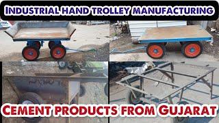 Industrial hand trolley | concrete trolley /cement products / all type cement products manufacturing