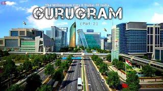 Gurugram City - Gurgaon Cyber City 2024 | Gurugram City Drone View | Gurugram City 4k Cinematic View