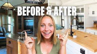 Remodeled RV Tour: We renovated a $15K RV to live in FULL TIME