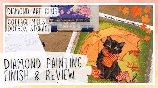 Let's Review: Diamond Art Club PLUS Cottage Mills DotBox Storage System || "Under My Umbrella"