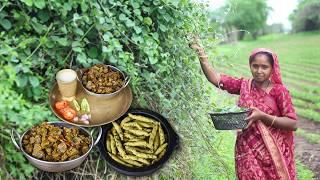 Unique Food Recipe In Village | Monsoon Special Food | A rainy Day In Village