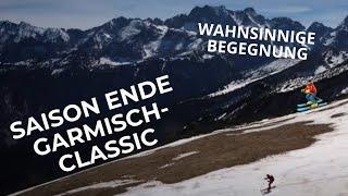 Saisonende Garmisch-Classic - Mit unglaublicher Begegnung eines Artgenossen