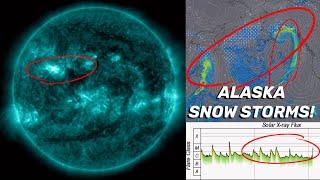 Solar Flare FRENZY‼️ Alaska Multiple Snow STORMS‼️