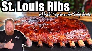 Zarte St. Louis Rippchen mit Ananas-BBQ-Glasur – Der ultimative Grill-Genuss! Weltmeisterlich 