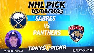 Buffalo Sabres vs Florida Panthers 3/8/25 NHL Pick Prediction