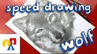 Wolf Speed Drawing