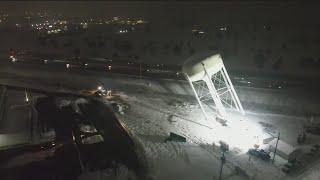 Nampa water tower torn down, being replaced