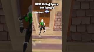 BEST Hiding Spots to Reach UNREAL Rank!  #shorts #fortnite