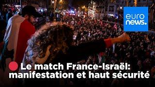  EN DIRECT | Manifestation pro-palestinienne à Paris avant le match France-Israël