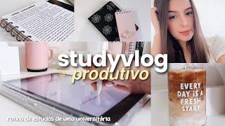 STUDY VLOG produtivo  | hábitos que vão mudar sua produtividade nos estudos.