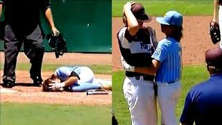 Little Leaguer consoles pitcher who hit him in head in heartwarming scene