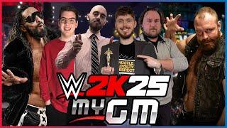 WWE 2K25 Co-op MyGM v2.0 Begins! HUGE CUSTOM ROSTER DRAFT!