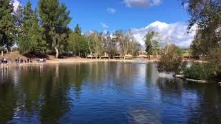 Rancho Simi Community Park, Trout Release Day for Peach Hill Elementary School, March 2018